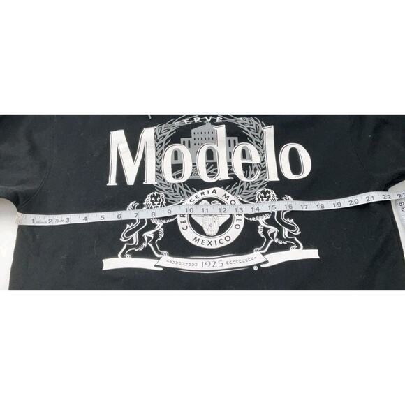 Cerveza Modelo Brown Pullover Hoodie Sweatshirt Men's Large Logo Back Print NWT - Picture 5 of 8